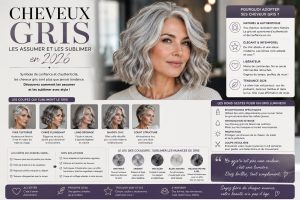 Cheveux gris : les assumer et les sublimer en 2026